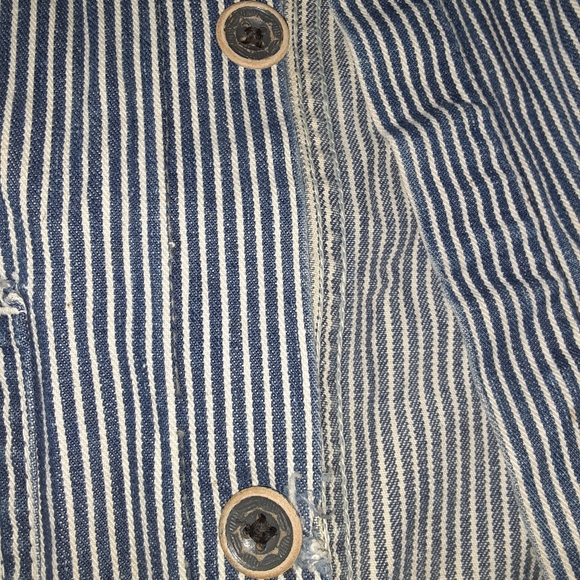 Old antique denim oak donut holes - Picture 5 of 8